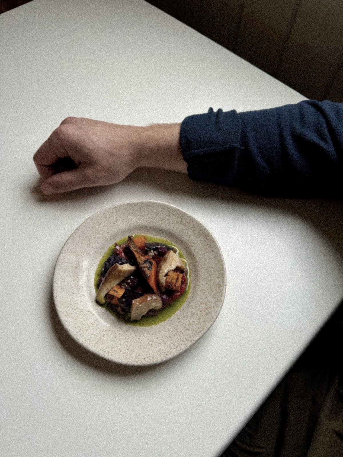 Plated dish
